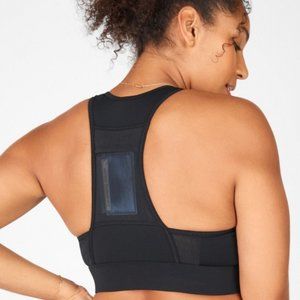 Fabletics On-The-Go Sports Bra M Black